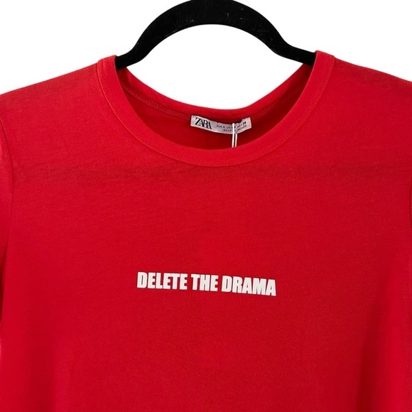 NWT Zara Woman Tee Shirt Size S - Picture 3 of 5